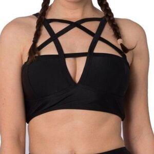 NWT Banned Apparel‎ Pentagram Bikini Top